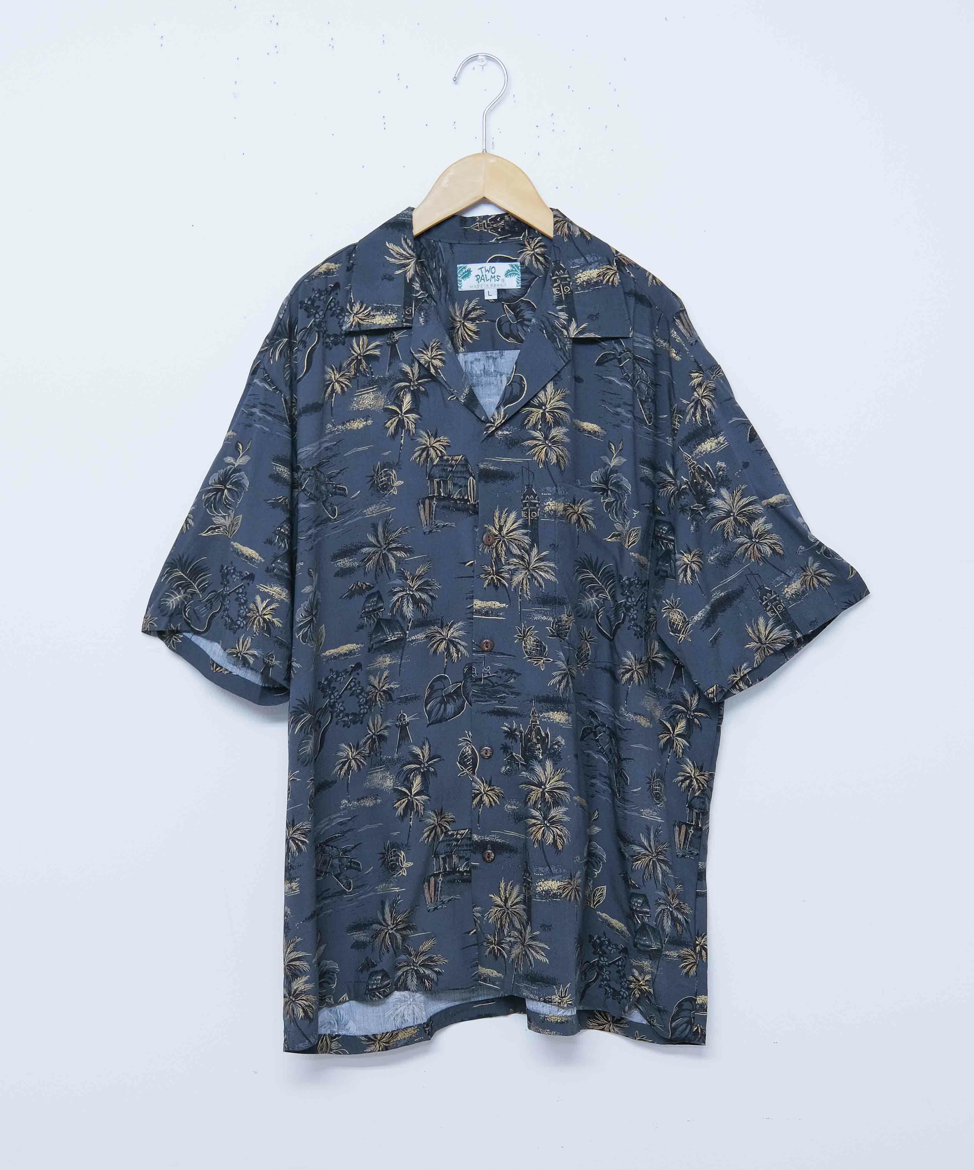 TWOPALMS｜ハワイアンシャツ S/S(GOLDEN VINTAGE) [[501R-2-5S]][D]