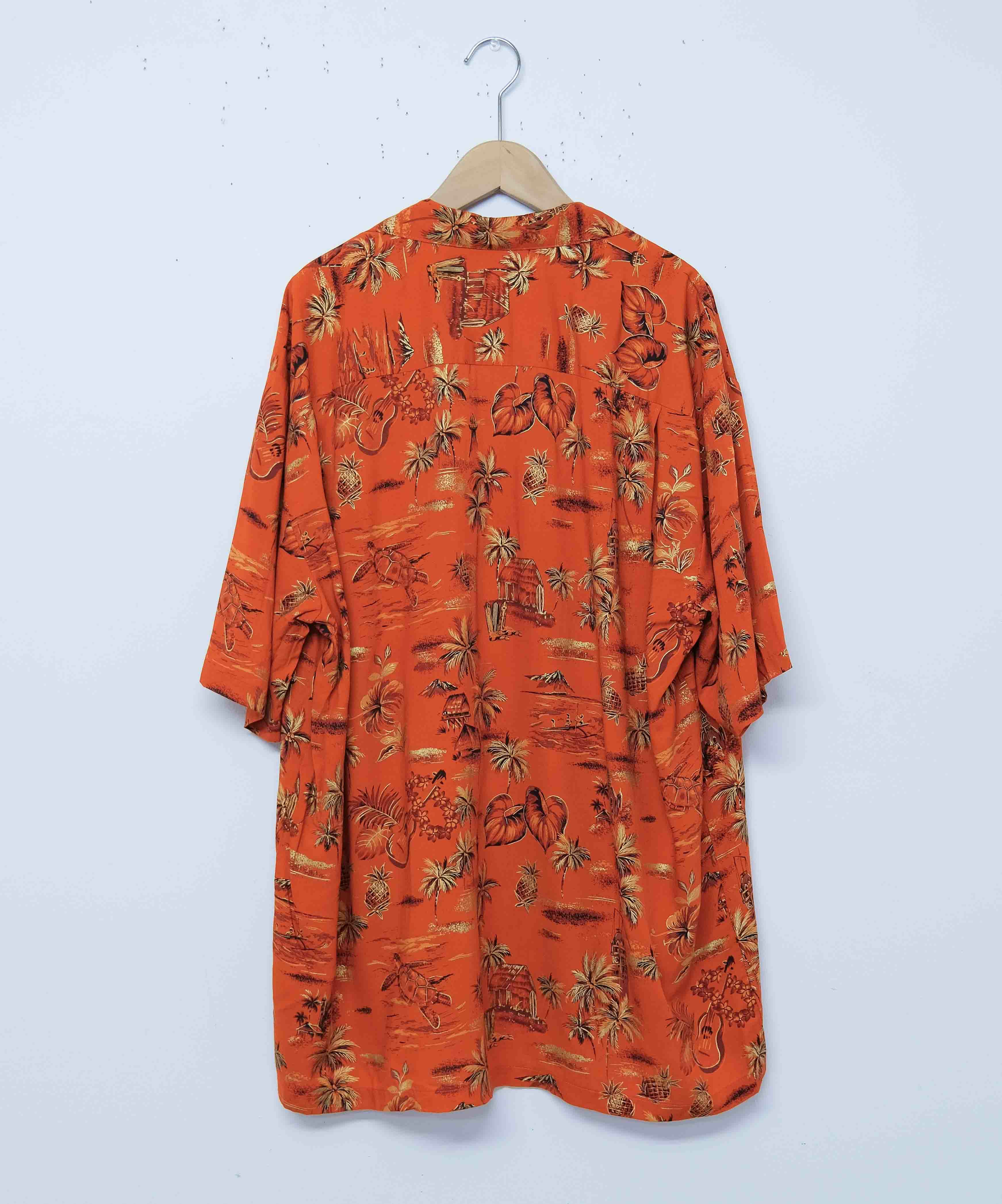 TWOPALMS｜ハワイアンシャツ S/S(GOLDEN VINTAGE) [[501R-2-5S]][D]