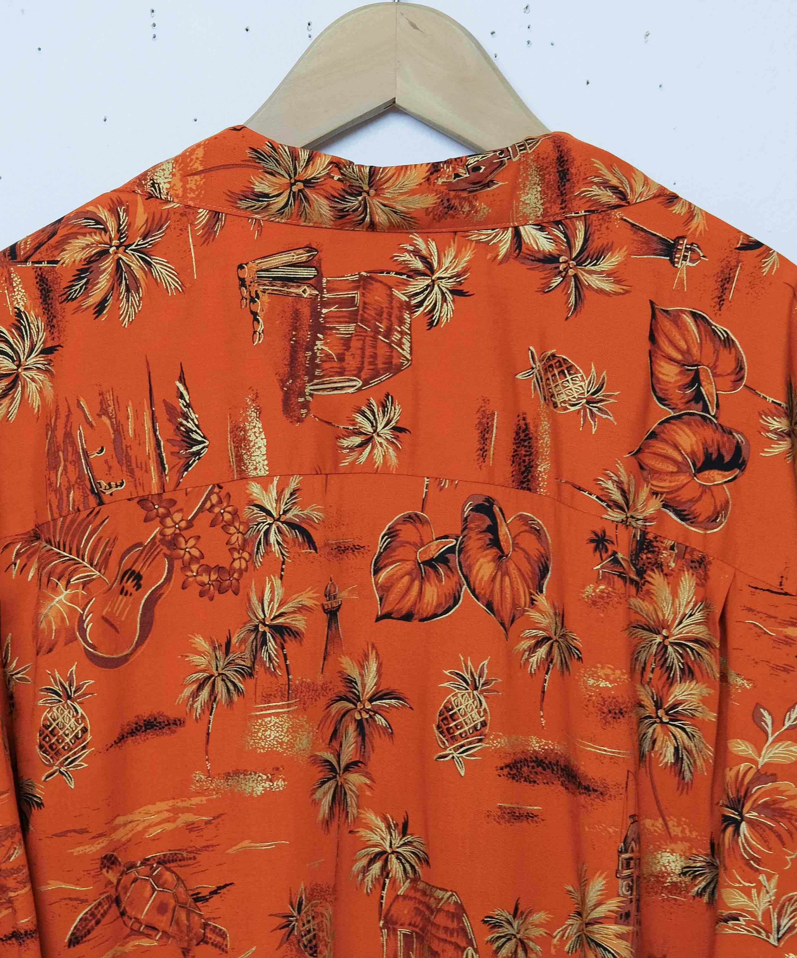 TWOPALMS｜ハワイアンシャツ S/S(GOLDEN VINTAGE) [[501R-2-5S]][D]