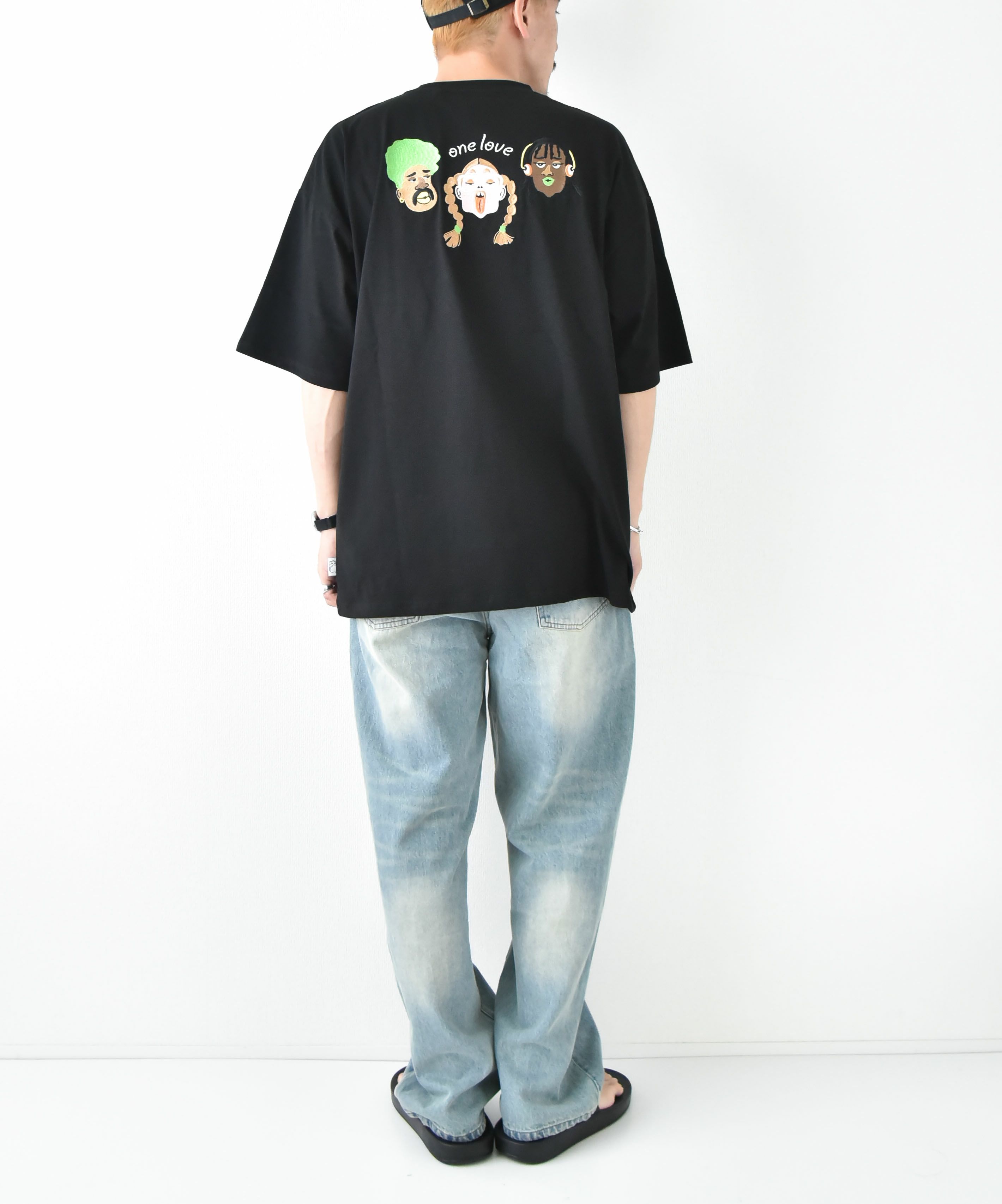 ジムマスター｜7.4oz one love 刺繍ビッグTee [[G521797]][D]