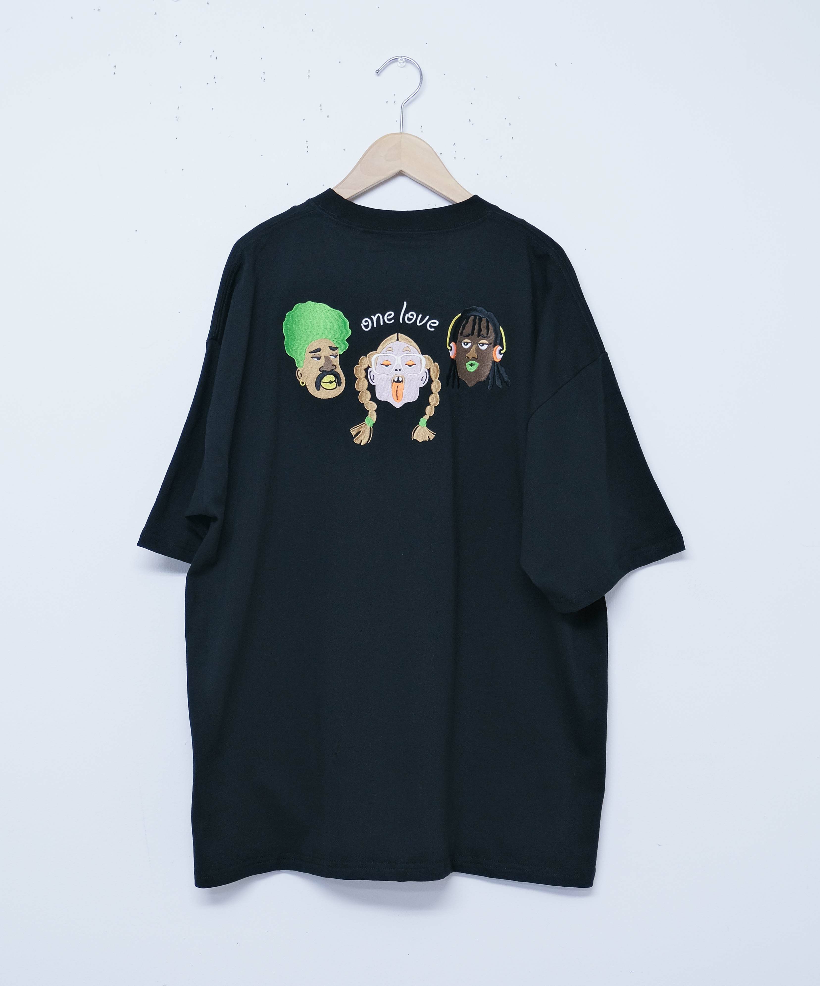 ジムマスター｜7.4oz one love 刺繍ビッグTee [[G521797]][D]