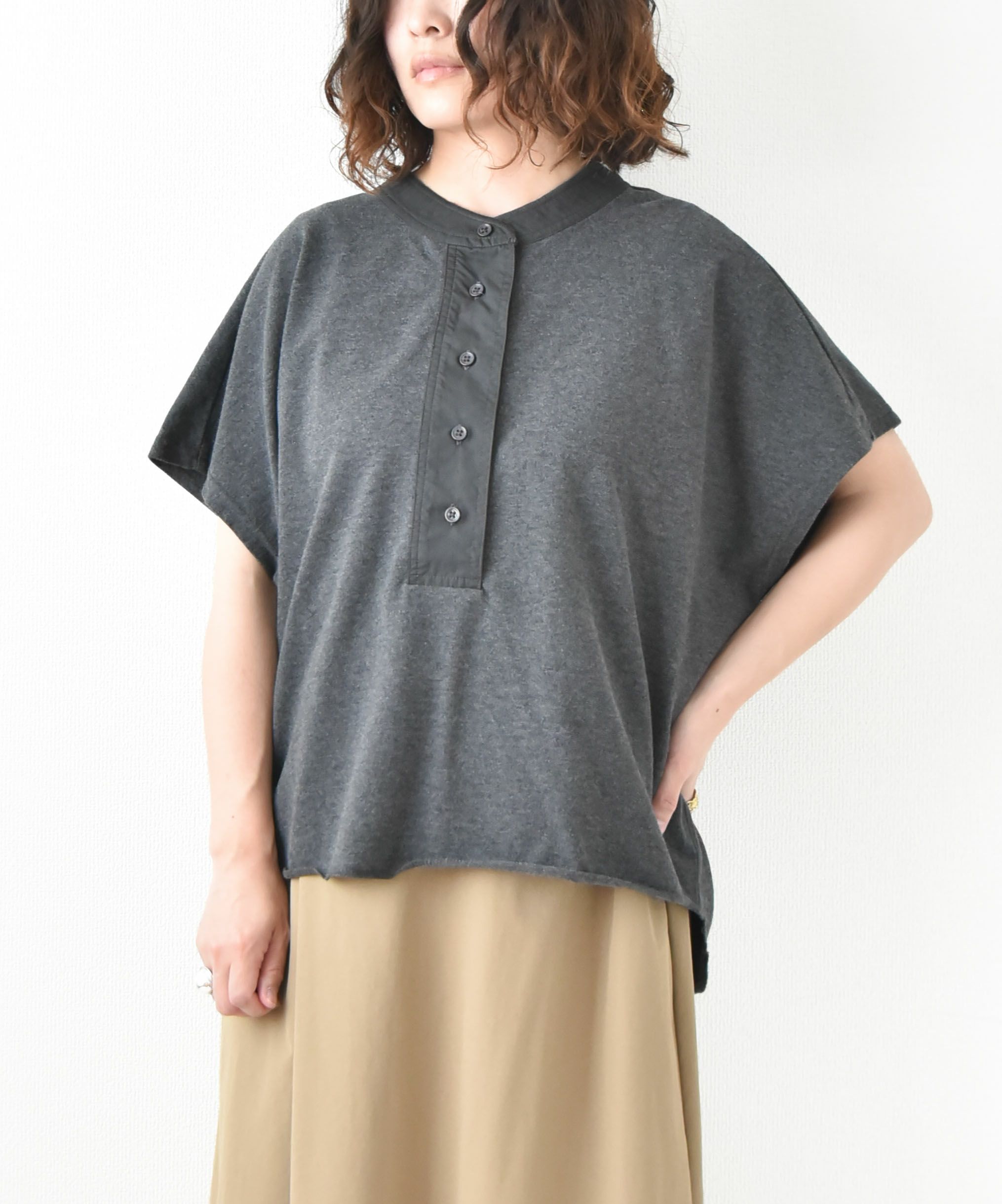 day standard｜フレンチヘンリーTee [[852331]][D]