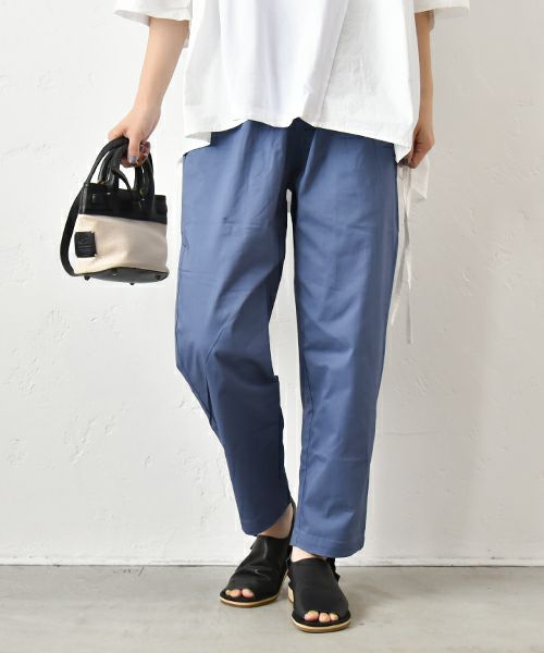 hagumu｜ストレッチツイルテーパードパンツ [[63062181]][C]