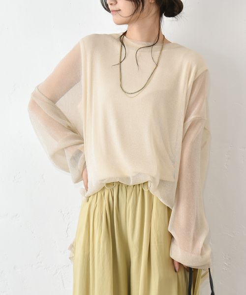 HUMS｜ラメシアープルオーバー [[RNK-2568]][C]