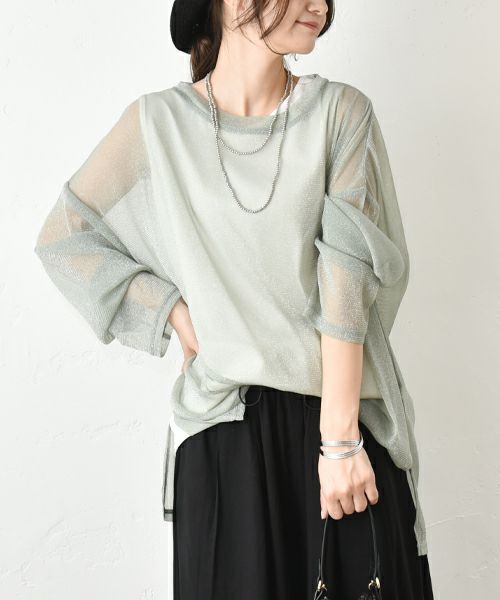 HUMS｜ラメシアープルオーバー [[RNK-2568]][C]