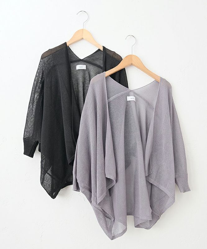 hagumu｜リネンライクコットンカーデ [[ha-CD-28]][C]