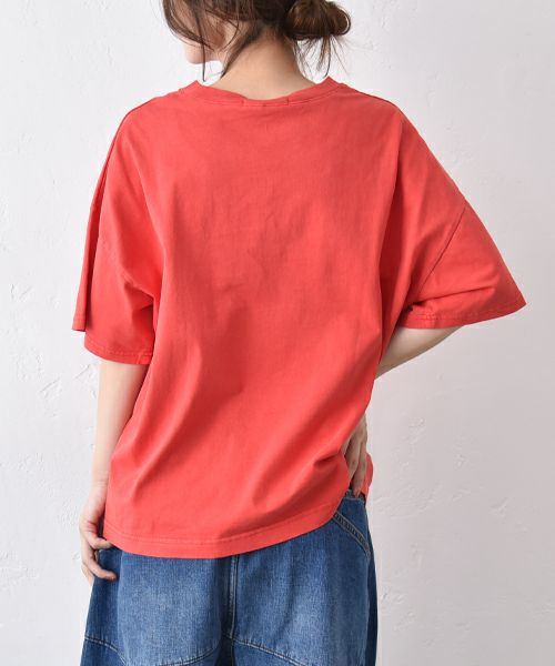 Gives a sense of fullment｜F-OJ ボーリングプリント Tee [[852328]][C]