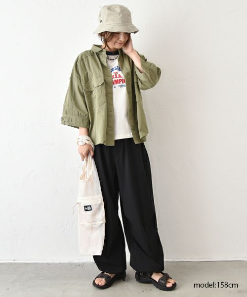 IN THE MARKET｜裾絞りボールパンツ [[IN-095]][C]
