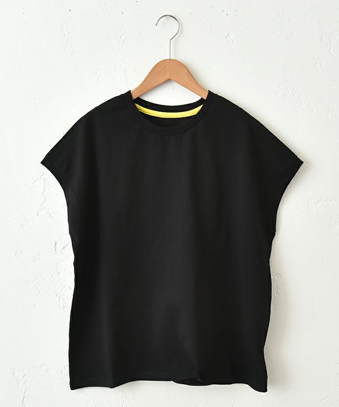 Our.｜フレンチ袖リブ付きカットソー [[C-9036]][C]