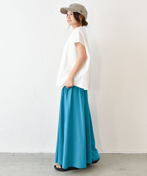 Our.｜カット素材ギャザースカート [[C-9037]][C]