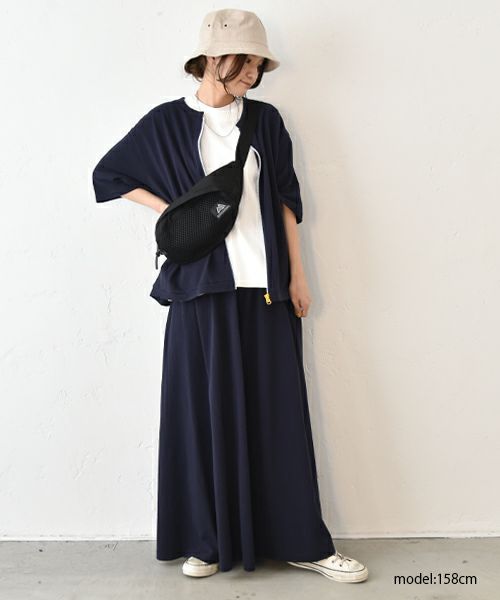 Our.｜カット素材ギャザースカート [[C-9037]][C]