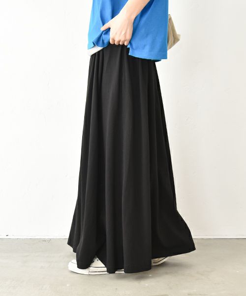Our.｜カット素材ギャザースカート [[C-9037]][C]