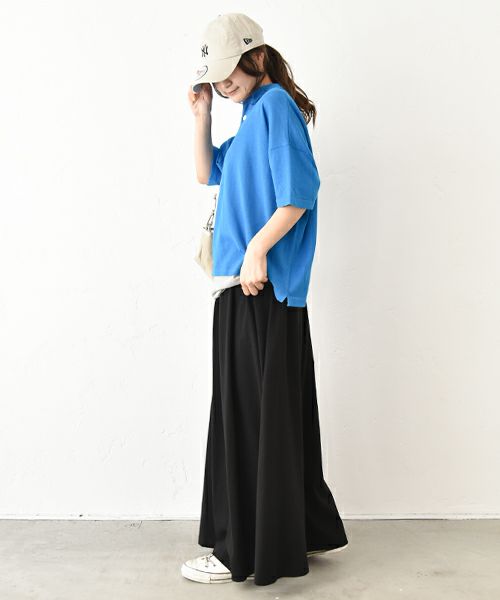 Our.｜カット素材ギャザースカート [[C-9037]][C]