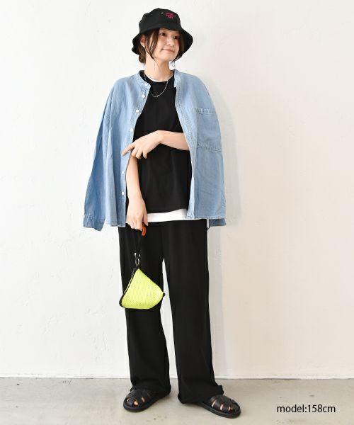 Our.｜カット素材イージーパンツ [[C-9038]][C]