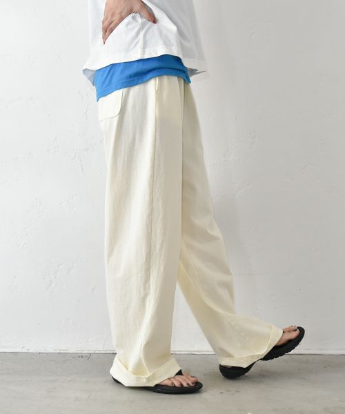 Our.｜カット素材イージーパンツ [[C-9038]][C]