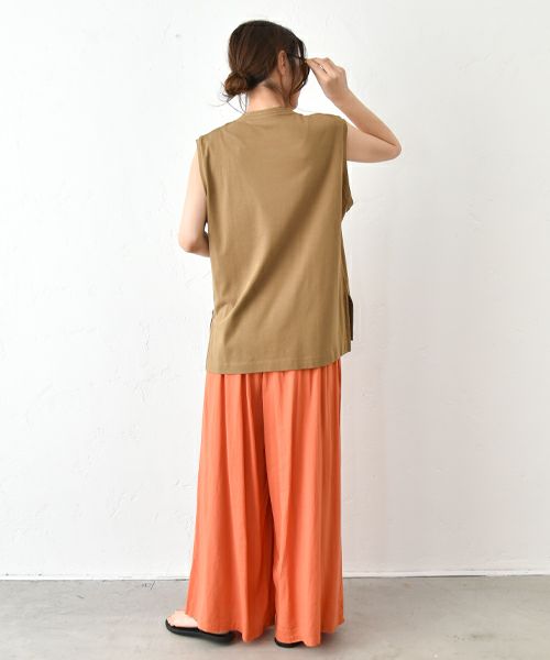 HUMS｜ミニロゴフレンチカットソー [[WTS6945]][C]