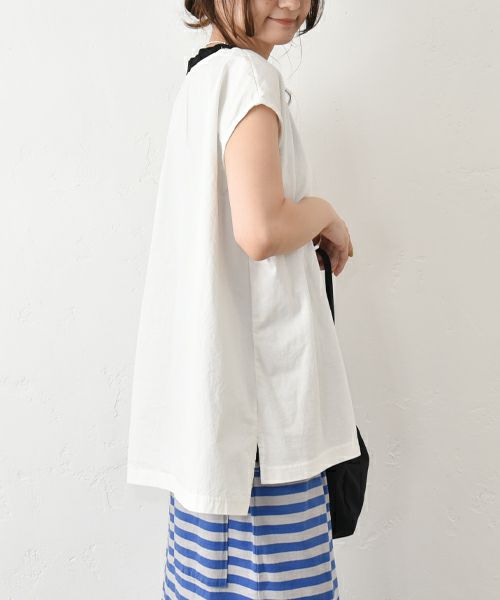 Our.｜異素材ノースリーブプルオーバー [[C-9039]][C]