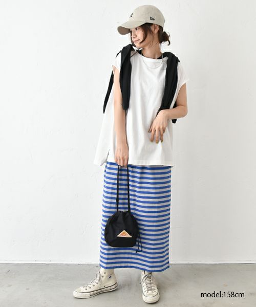 Our.｜異素材ノースリーブプルオーバー [[C-9039]][C]