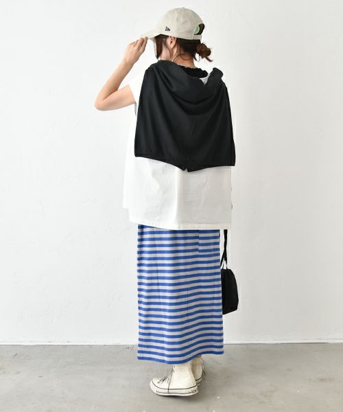 Our.｜異素材ノースリーブプルオーバー [[C-9039]][C]