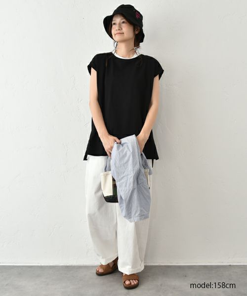 Our.｜異素材ノースリーブプルオーバー [[C-9039]][C]