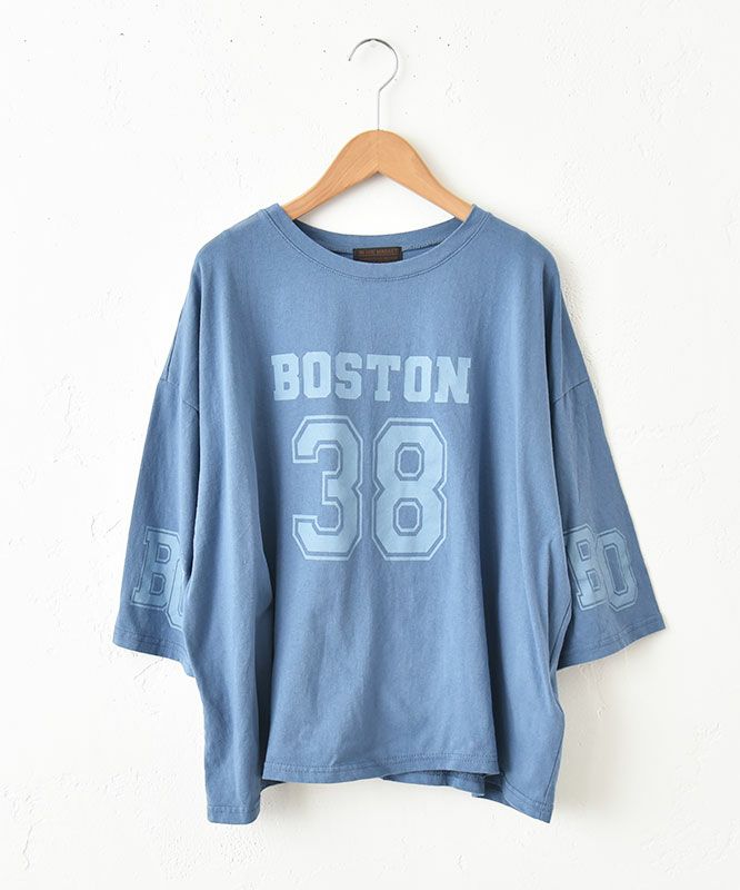  IN THE MARKET｜5分袖ロゴプリントTシャツ [[C-2403]][C]