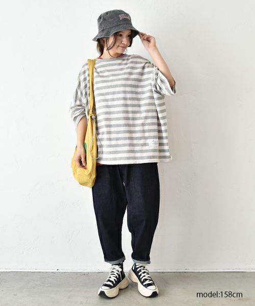 IN THE MARKET｜5分袖ボーダーカットソー [[C-2402]][C]