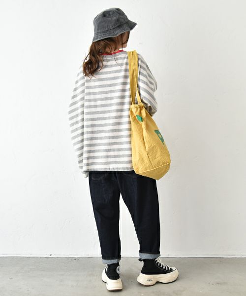 IN THE MARKET｜5分袖ボーダーカットソー [[C-2402]][C]