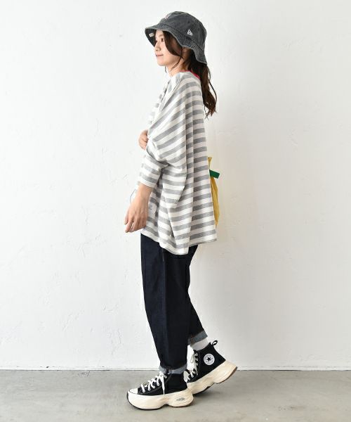 IN THE MARKET｜5分袖ボーダーカットソー [[C-2402]][C]