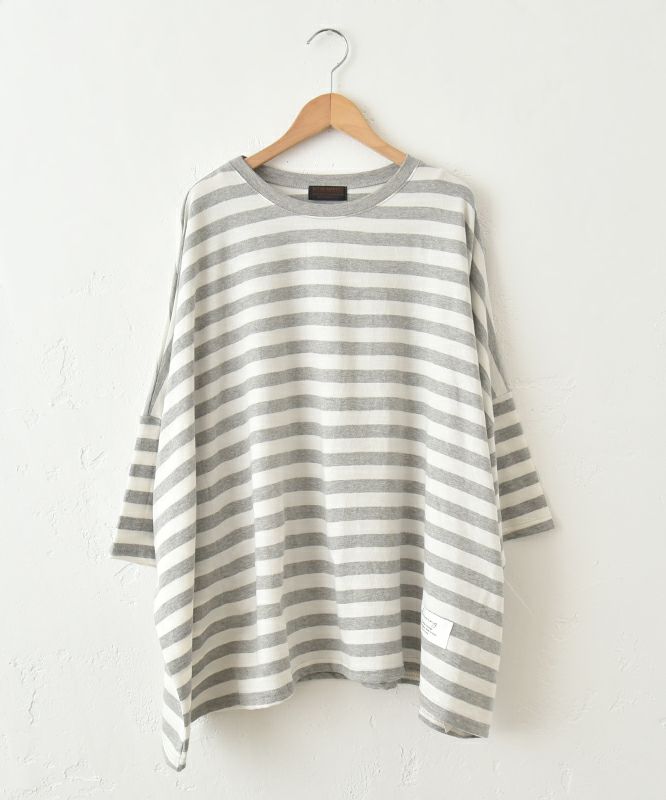  IN THE MARKET｜5分袖ボーダーカットソー [[C-2402]][C]