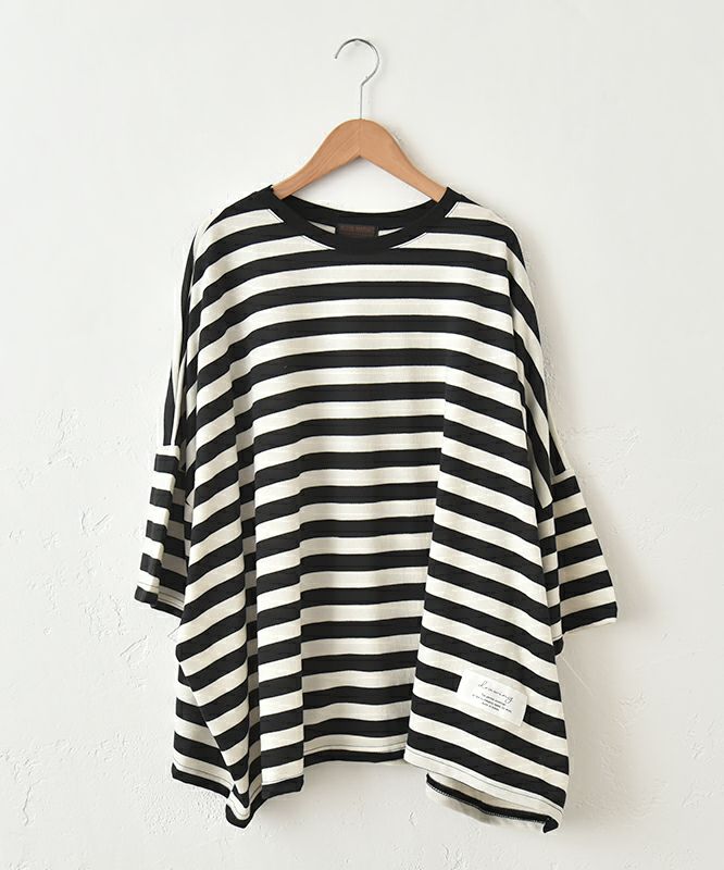  IN THE MARKET｜5分袖ボーダーカットソー [[C-2402]][C]