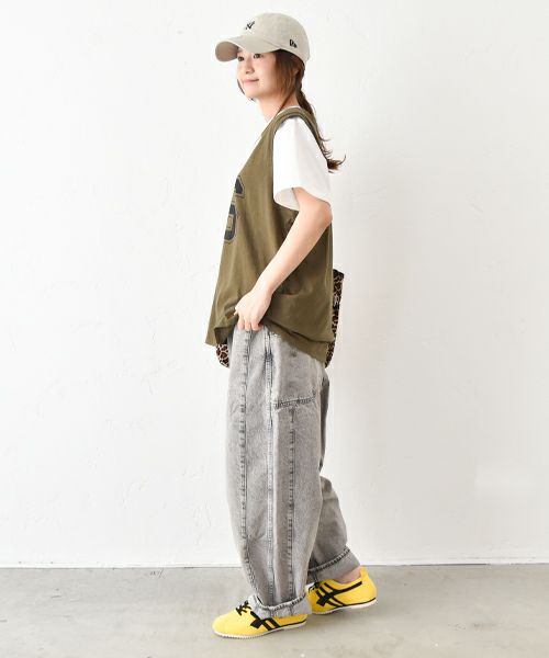 IN THE MARKET｜ノースリーブプリントカットソー [[C-2406]][C]