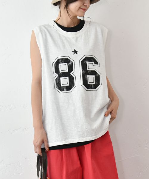 IN THE MARKET｜ノースリーブプリントカットソー [[C-2406]][C]