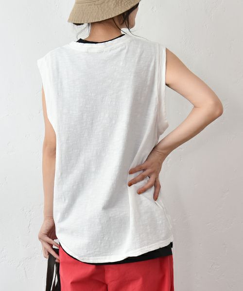 IN THE MARKET｜ノースリーブプリントカットソー [[C-2406]][C]