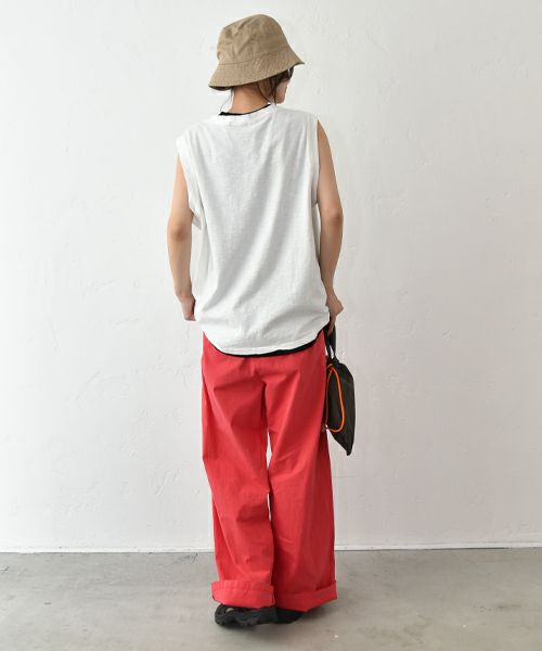 IN THE MARKET｜ノースリーブプリントカットソー [[C-2406]][C]