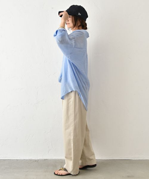 HUMS｜シャツ風プルオーバー [[C-5088]][C]