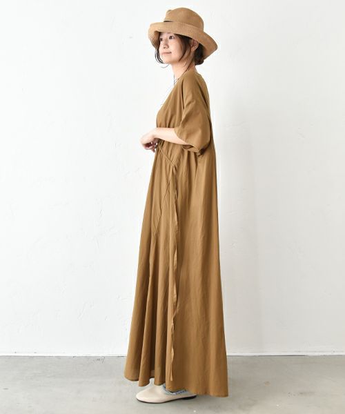 OMEKASI｜前絞りデザインワンピース [[hag-154]][C]OMEKASI｜前絞りデザインワンピース [[hag-154]][C]