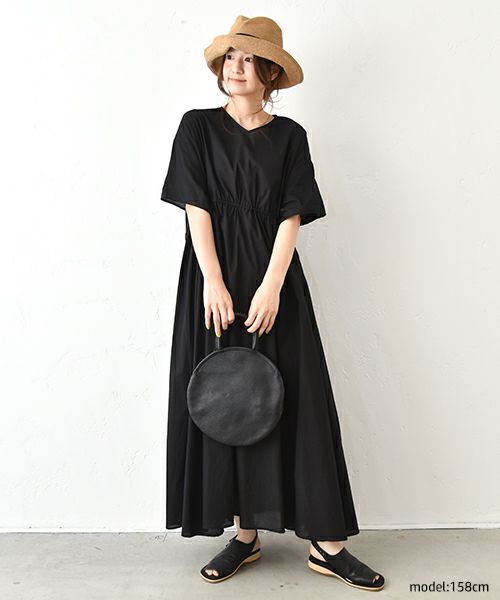 OMEKASI｜前絞りデザインワンピース [[hag-154]][C]OMEKASI｜前絞りデザインワンピース [[hag-154]][C]