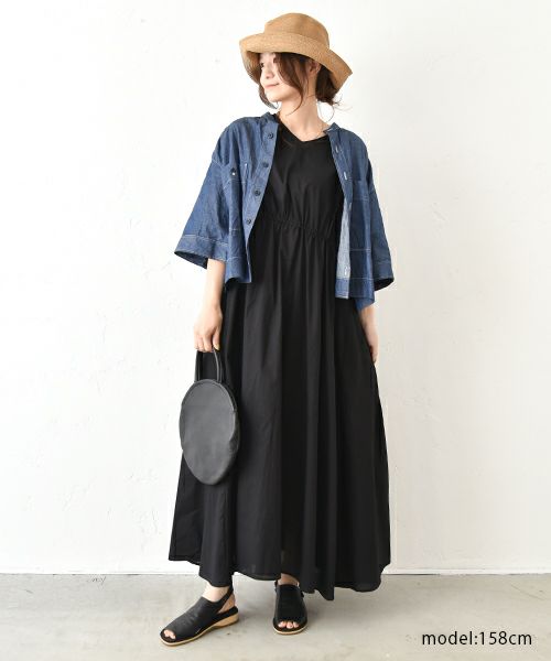 OMEKASI｜前絞りデザインワンピース [[hag-154]][C]OMEKASI｜前絞りデザインワンピース [[hag-154]][C]