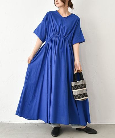 Aletta vita チュニック 羽織り ジレ 刺繍 両Vネック 綿 インド