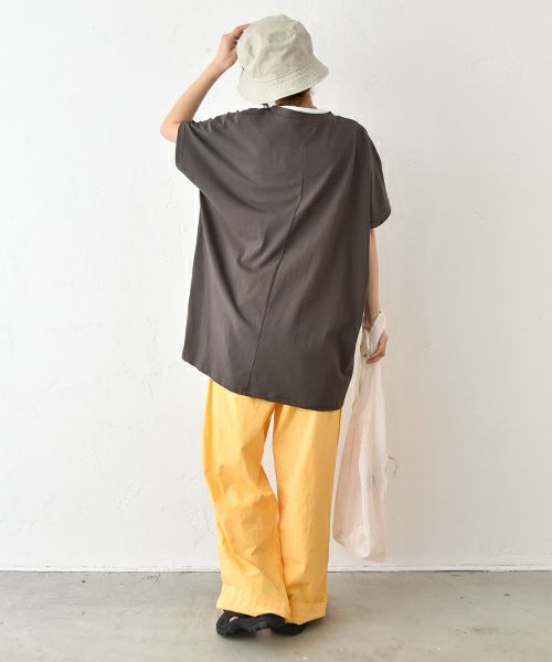 IN THE MARKET｜フレンチスリーブロゴカットソー [[C-2393]][C]