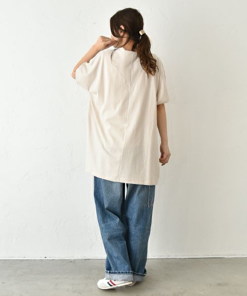 IN THE MARKET｜フレンチスリーブロゴカットソー [[C-2393]][C]