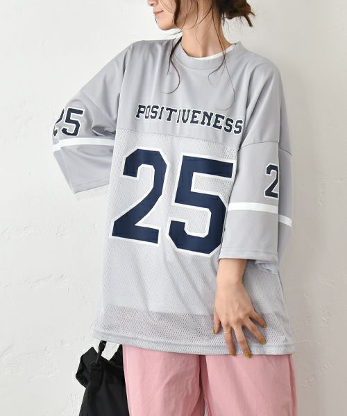 IN THE MARKET｜メッシュ素材フットボールプルオーバー [[C-2410]][C]