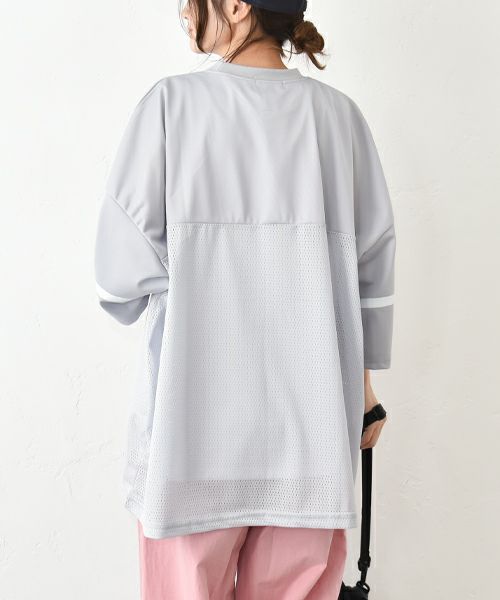 IN THE MARKET｜メッシュ素材フットボールプルオーバー [[C-2410]][C]