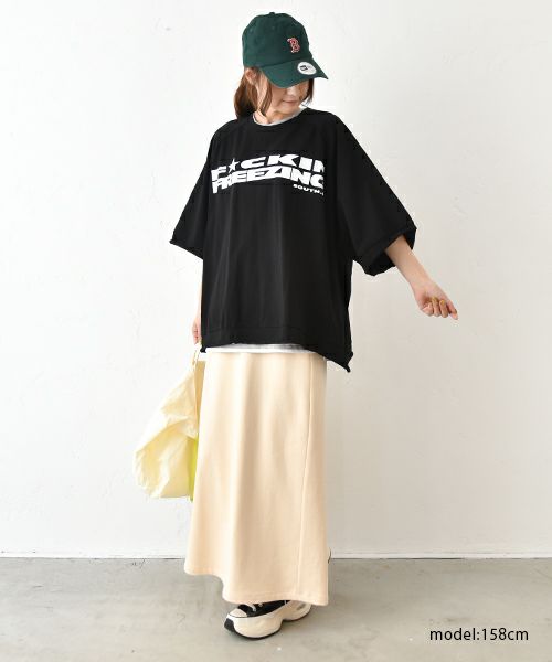 IN THE MARKET｜オーバーロゴTシャツ [[C-2412]][C]