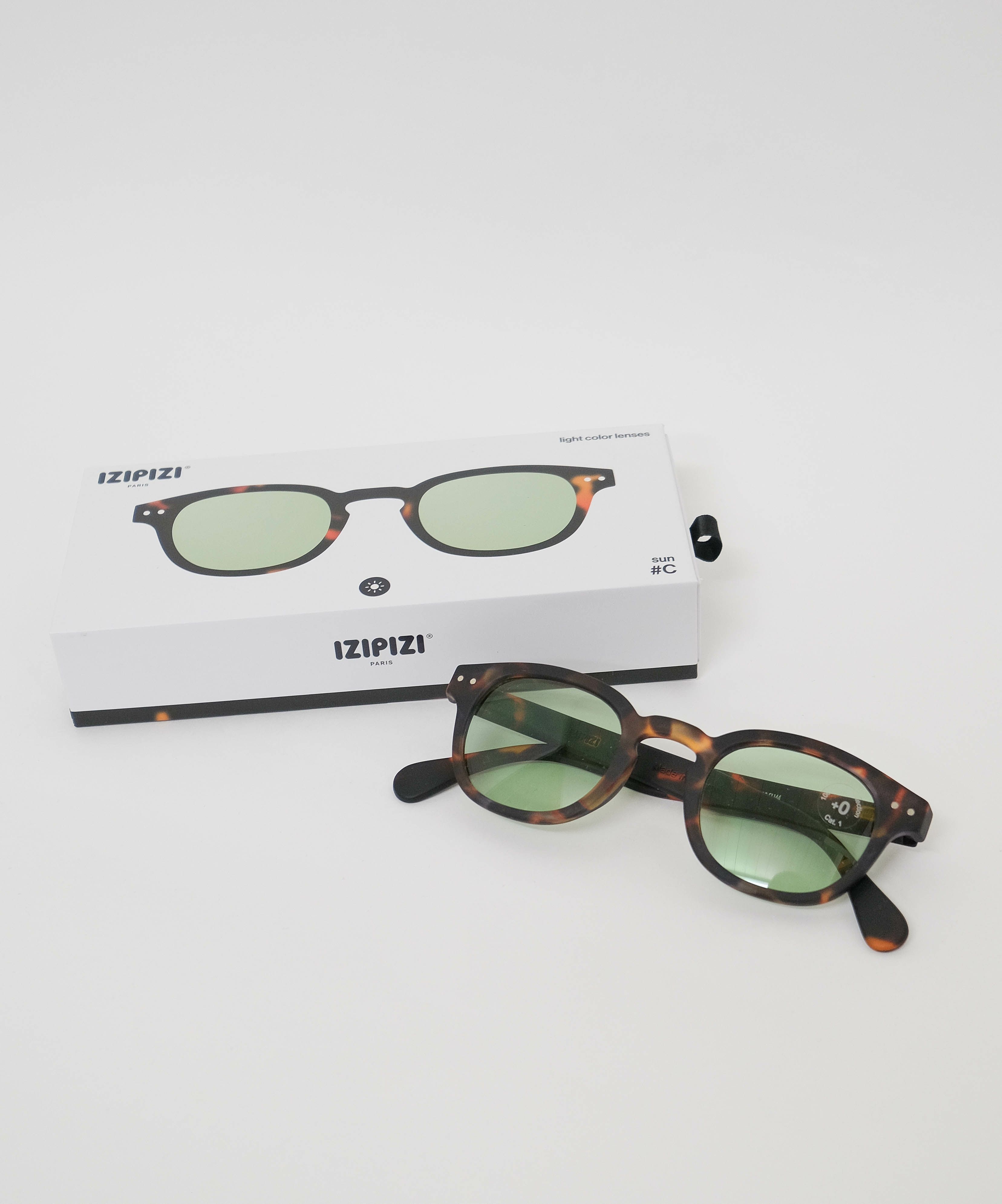 IZIPIZI｜SUN　#C tortoise(Light Green) [[IZ-307]][D]