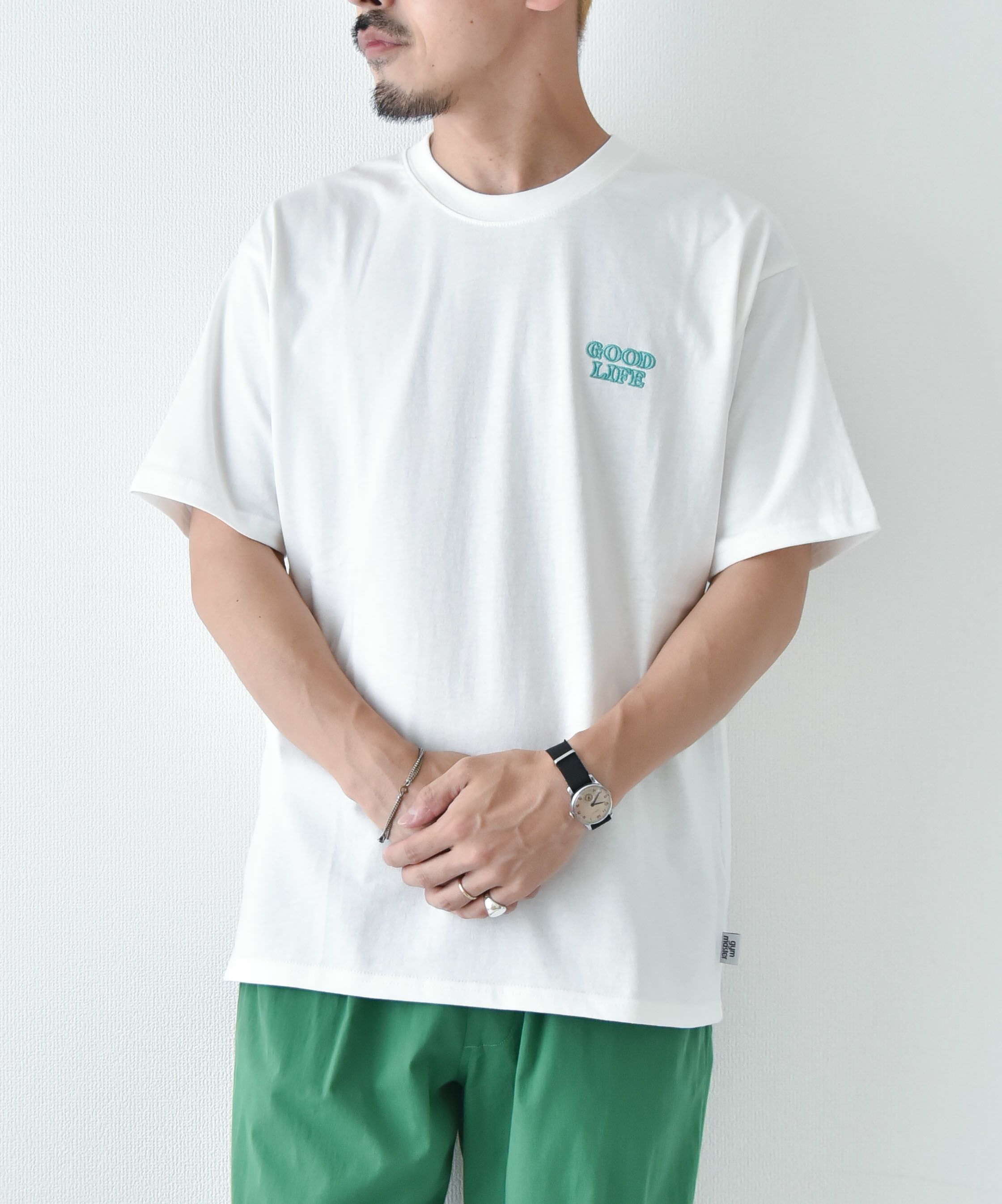 ジムマスター｜7.4oz GOOD LIFE 刺繍Tee [[G521795]][D]
