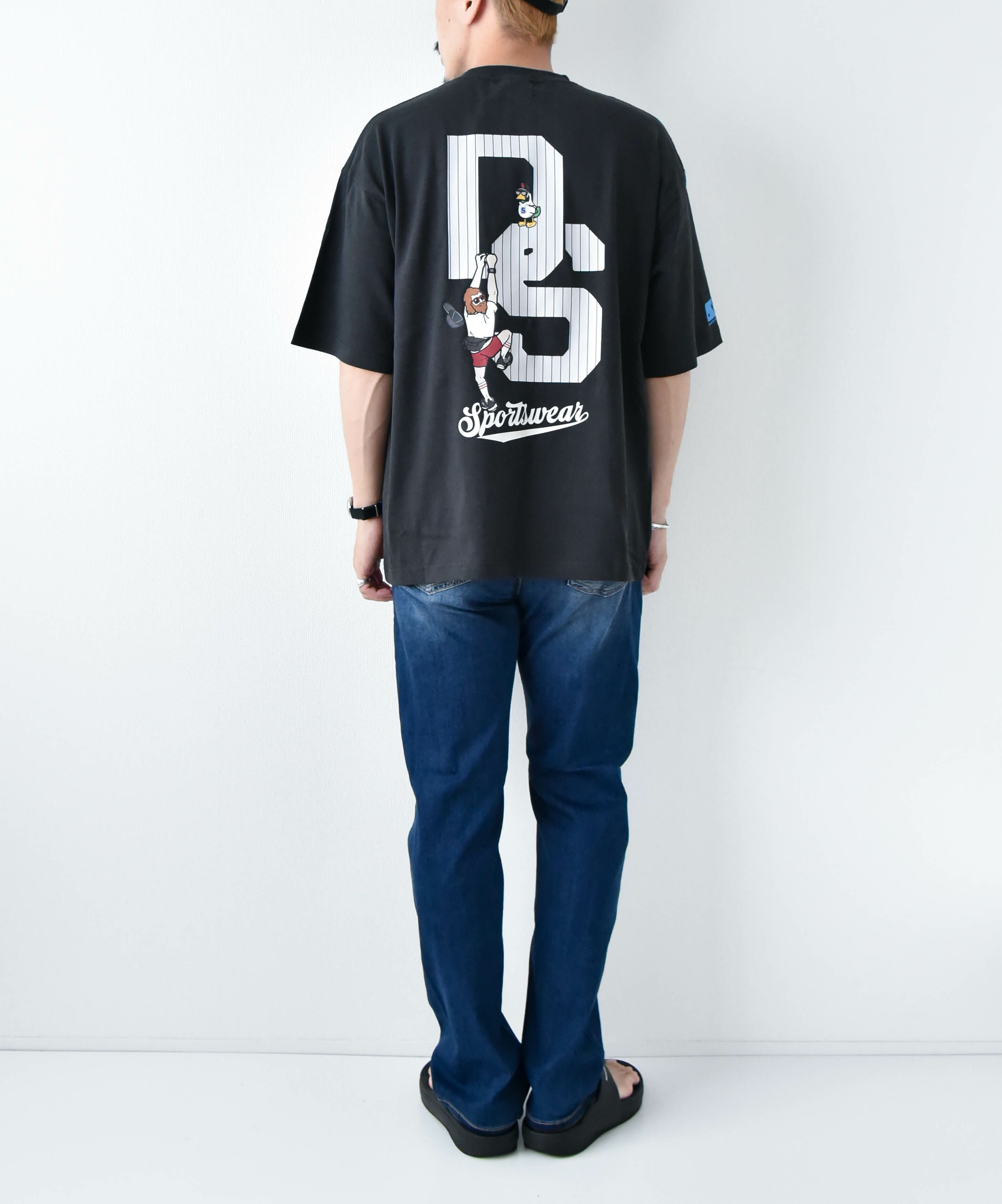 duckster｜吸水速乾天竺　リラックスフィットTee（TEAM LOGO) [[936402]][D]