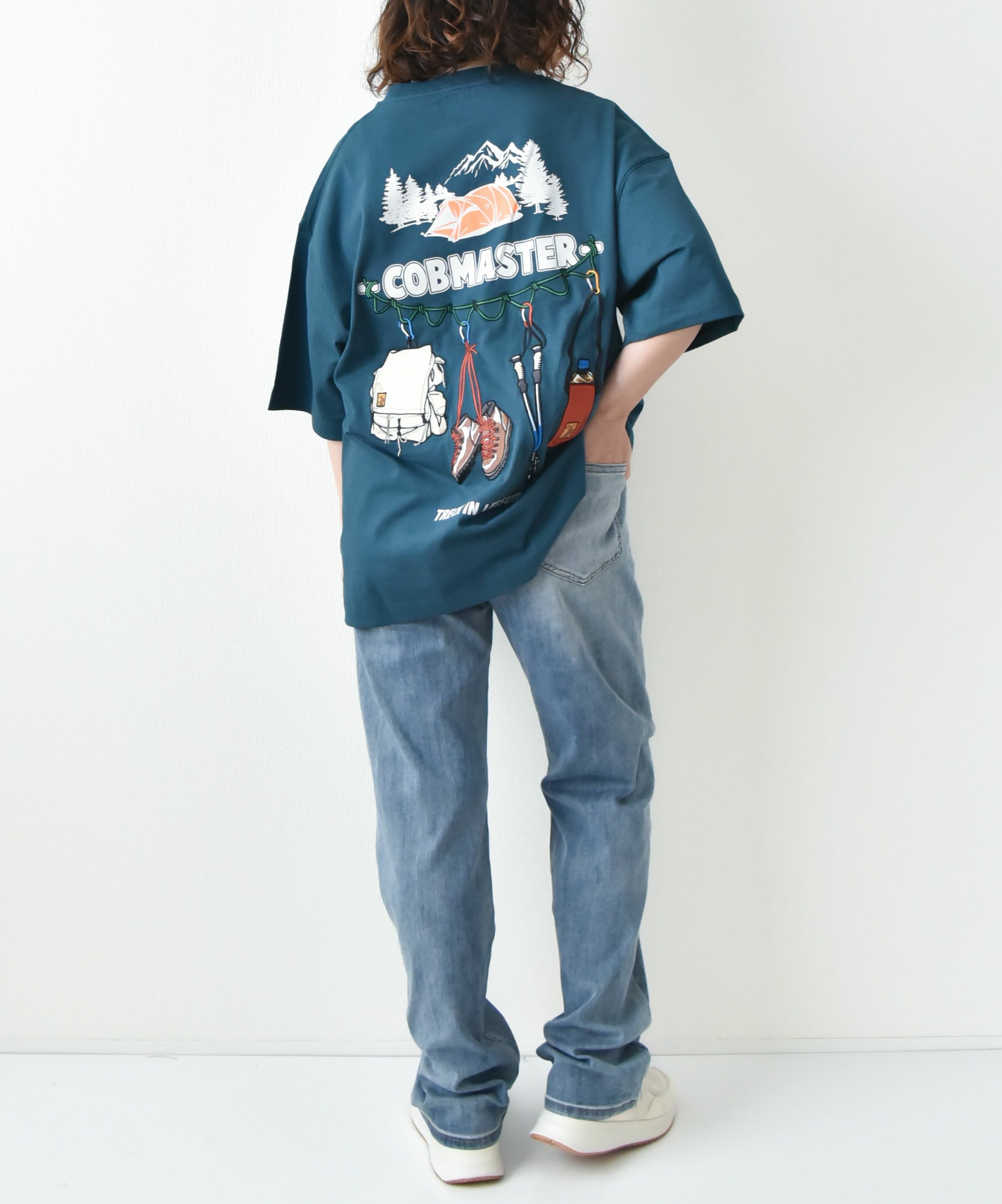 day standard｜接触冷感ストレッチデニム　レギュラーストレートパンツ [[X2-127A]][D]