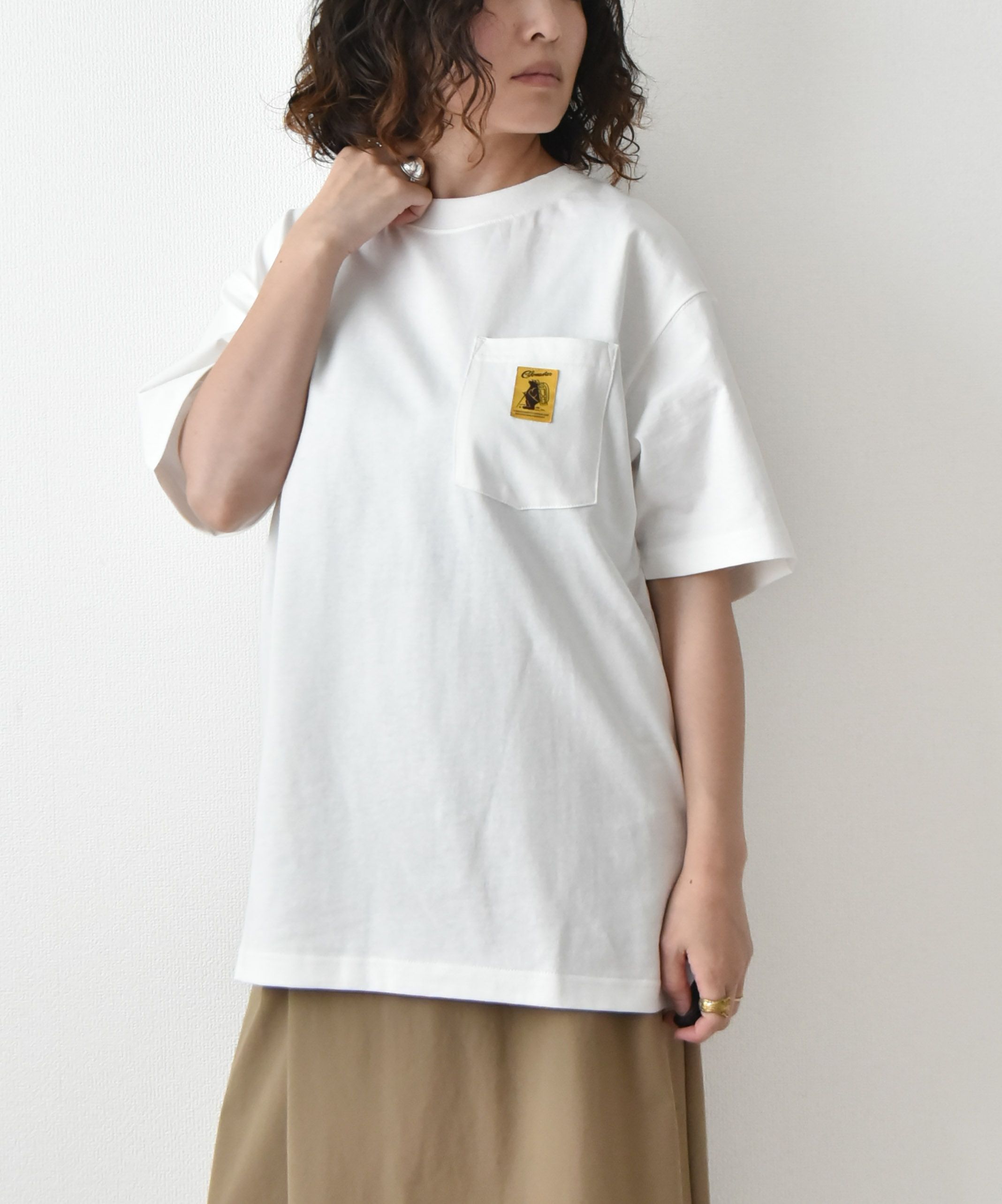 COB MASTER｜吸水速乾天竺　刺繍×プリント　ベーシックポケットTEE（フェスベアー） [[437504]][D]