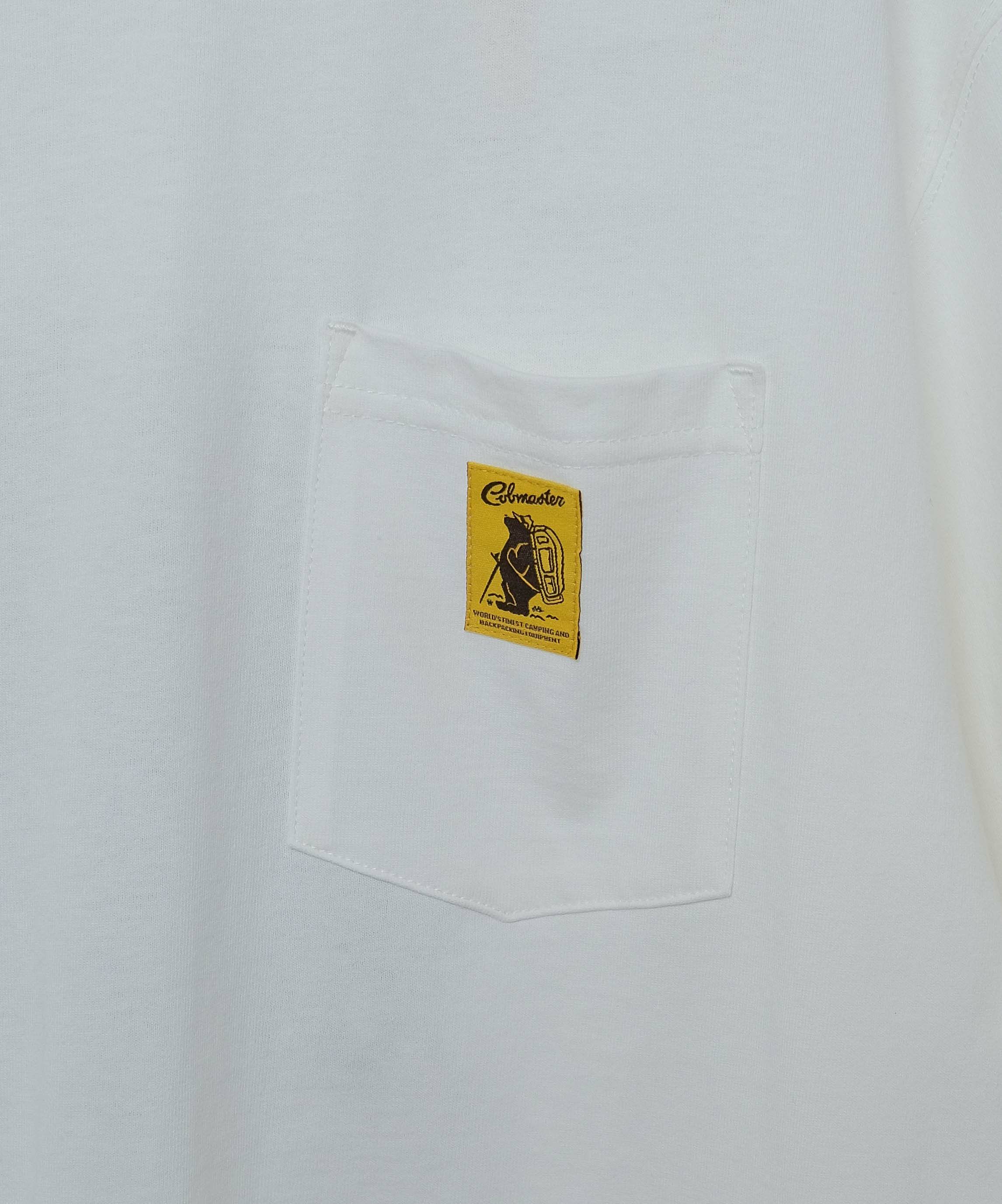  COB MASTER｜吸水速乾天竺　刺繍×プリント　ベーシックポケットTEE（フェスベアー） [[437504]][D]